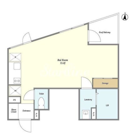 ヴィラ・ハーモニー不動前の物件間取画像